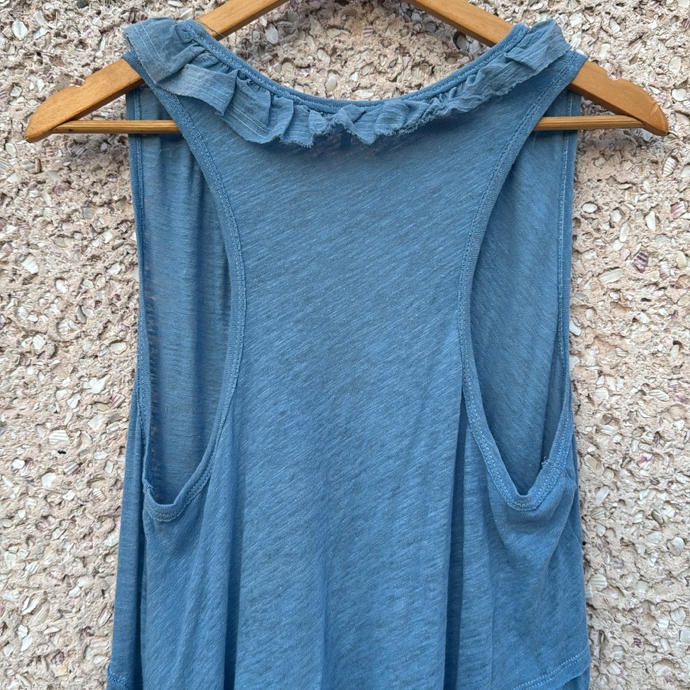 Free People Out and About Ruffled Tank Top - Picture 4 of 7